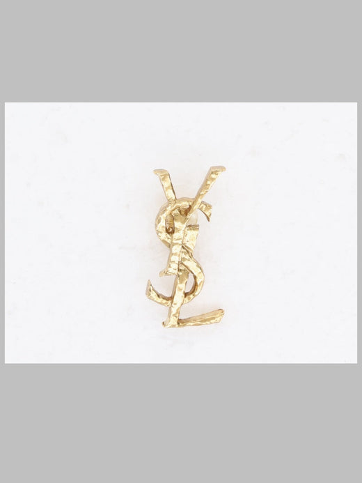 Saint Laurent Cassandre Earrings — Gold Brass