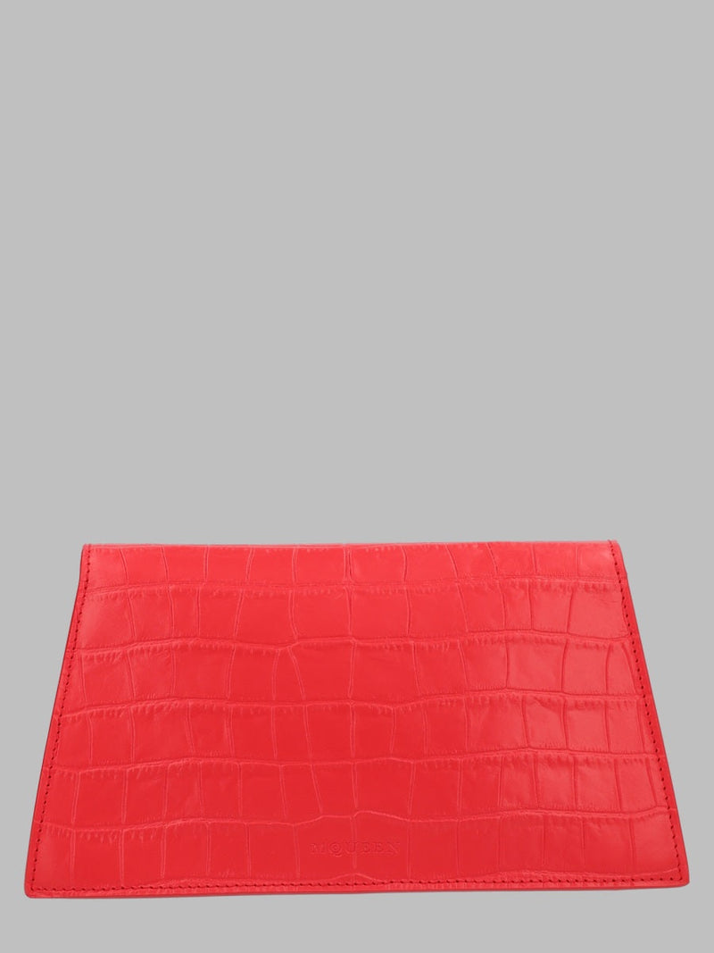 Alexander Mcqueen Shoulder Bag — Red Calf Leather