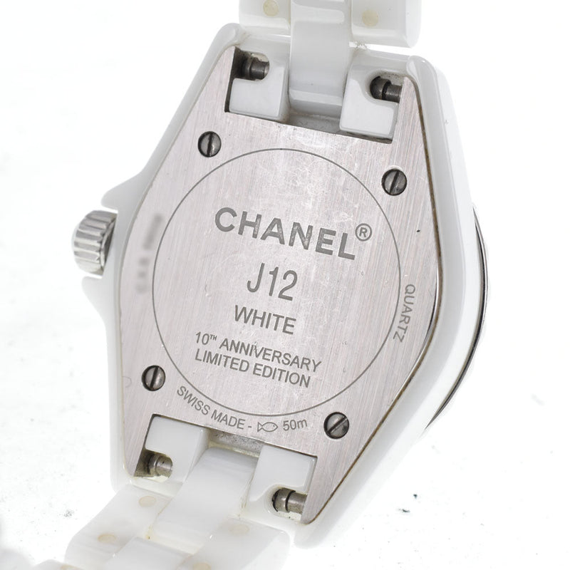Chanel J12 Quartz Ceramic And Stainless Steel With Diamond Markers Watches