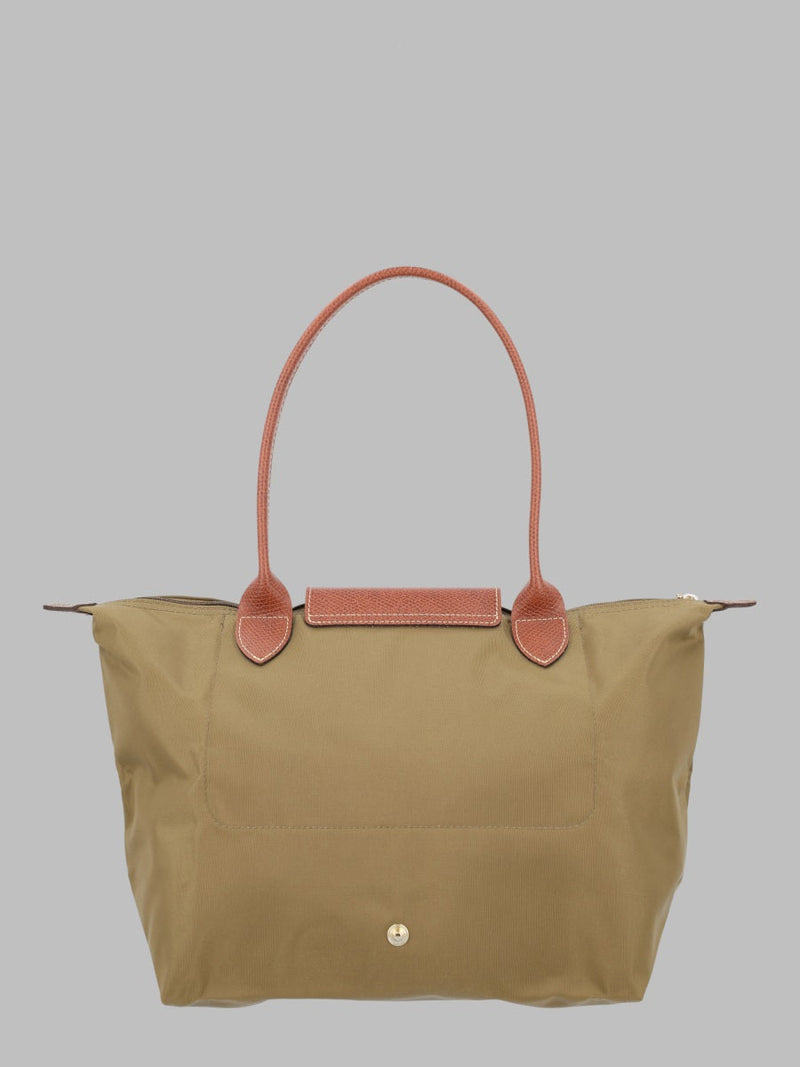 Longchamp Le Pliage Shoulder Bag — Green Polyamide