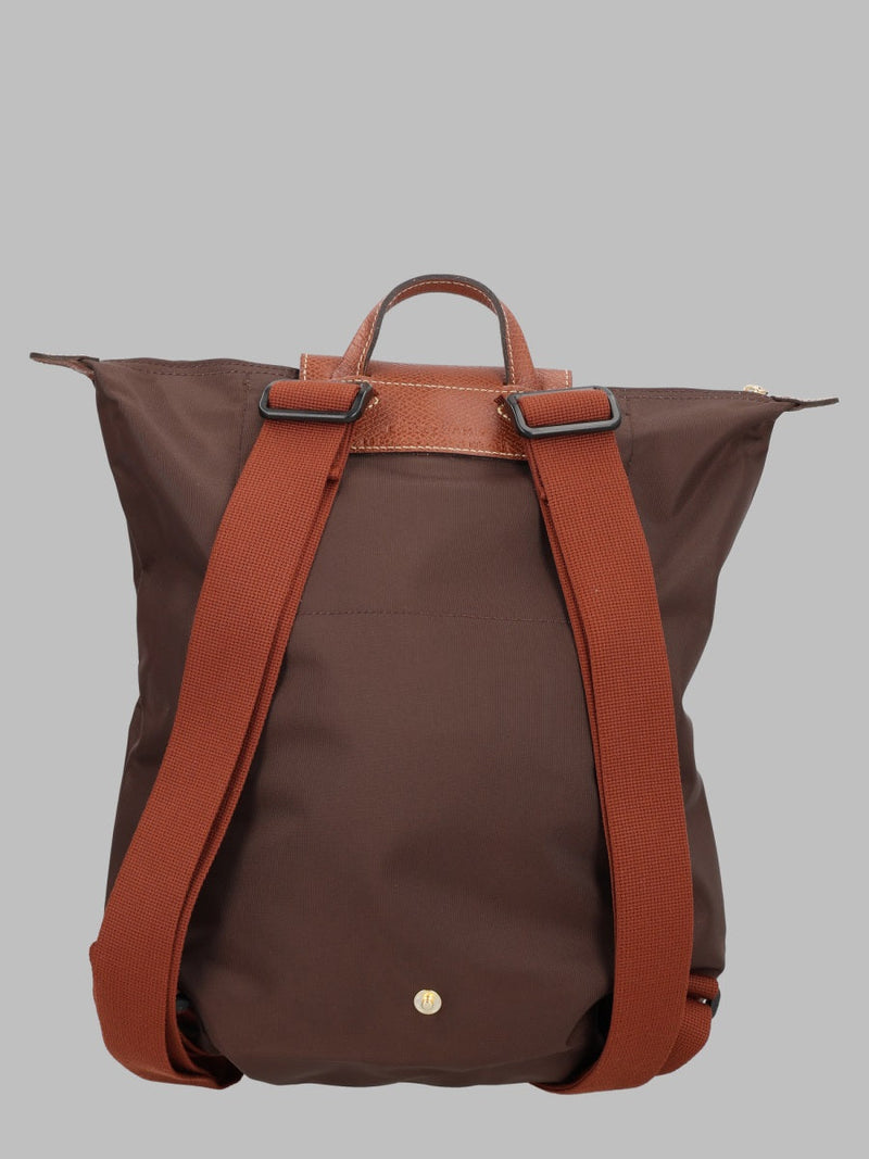 Longchamp Le Pliage Original Backpack — Brown Polyamide