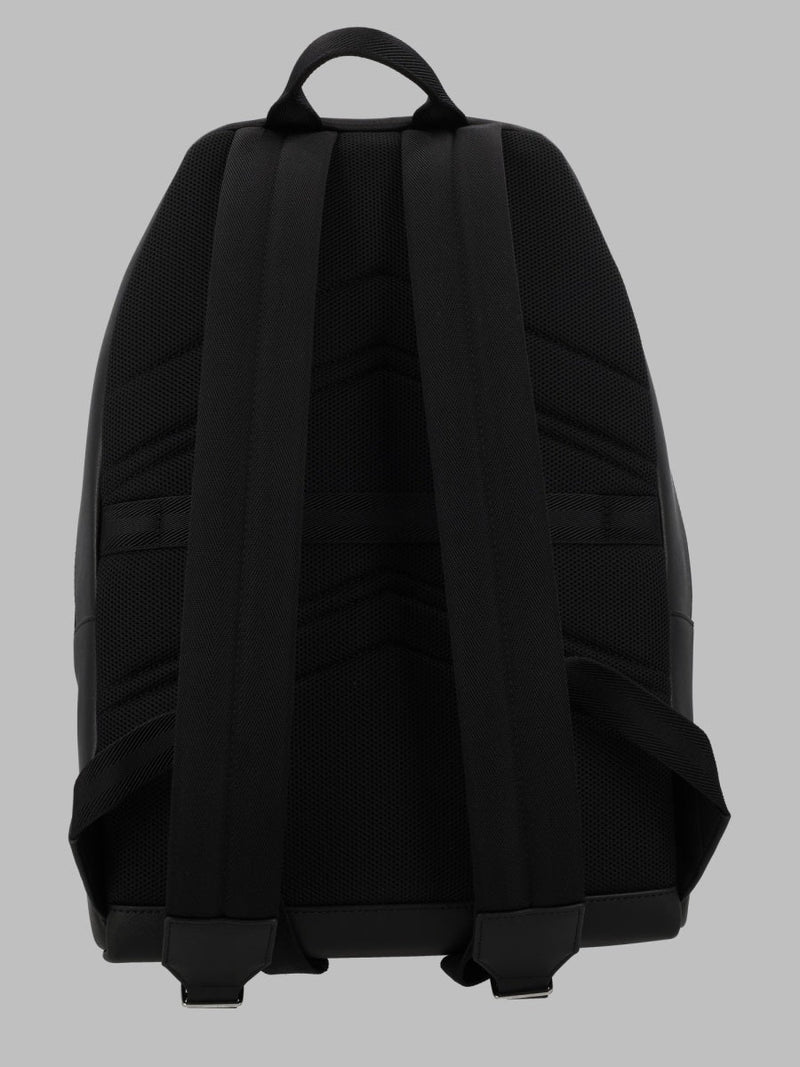 Hugo Boss Backpack — Black Bonded Leather