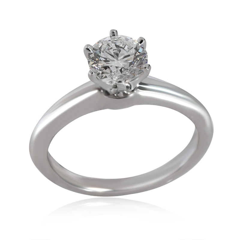 Tiffany & Co. 0.93 Ct Round Brilliant Diamond Engagement Ring 950