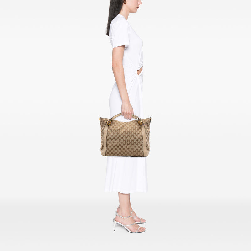 GG Canvas Miss GG Satchel - Image 7