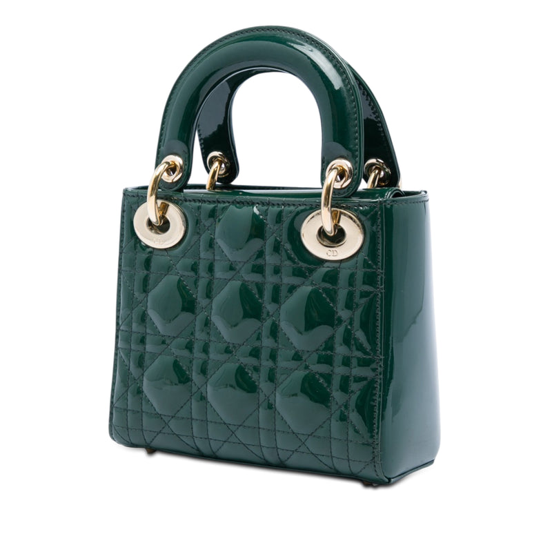 Mini Patent Cannage Lady Dior - Image 2