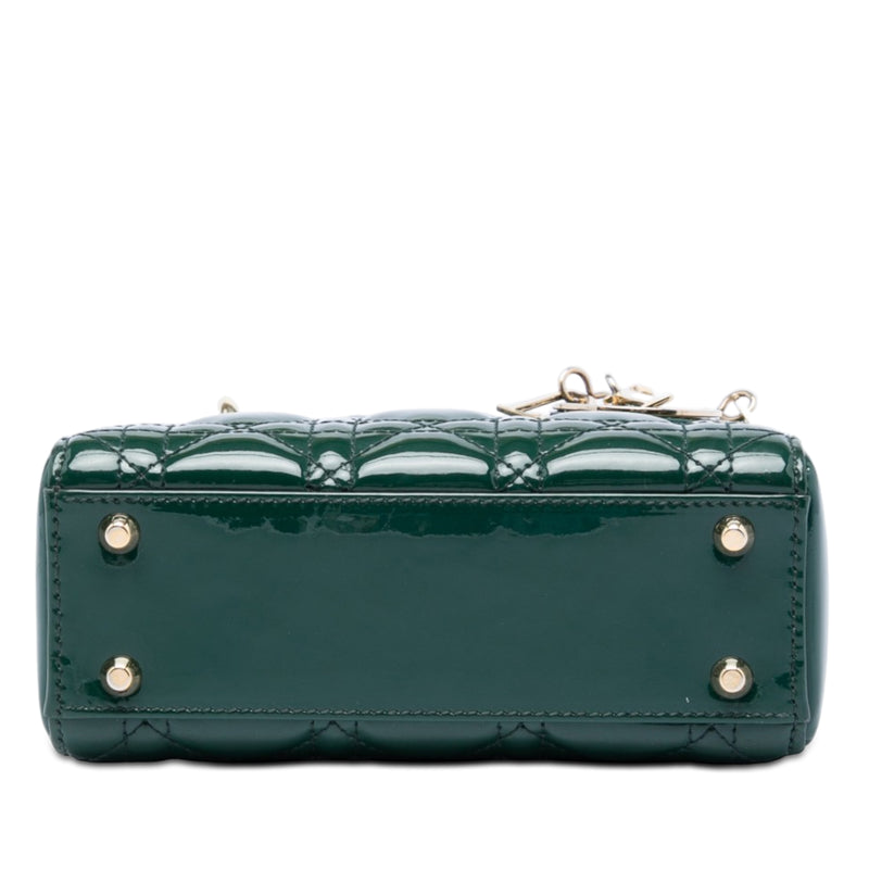 Mini Patent Cannage Lady Dior - Image 3
