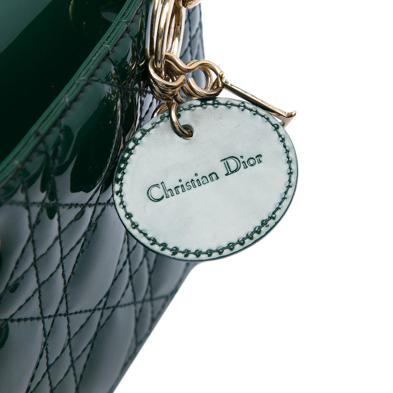 Mini Patent Cannage Lady Dior - Image 5