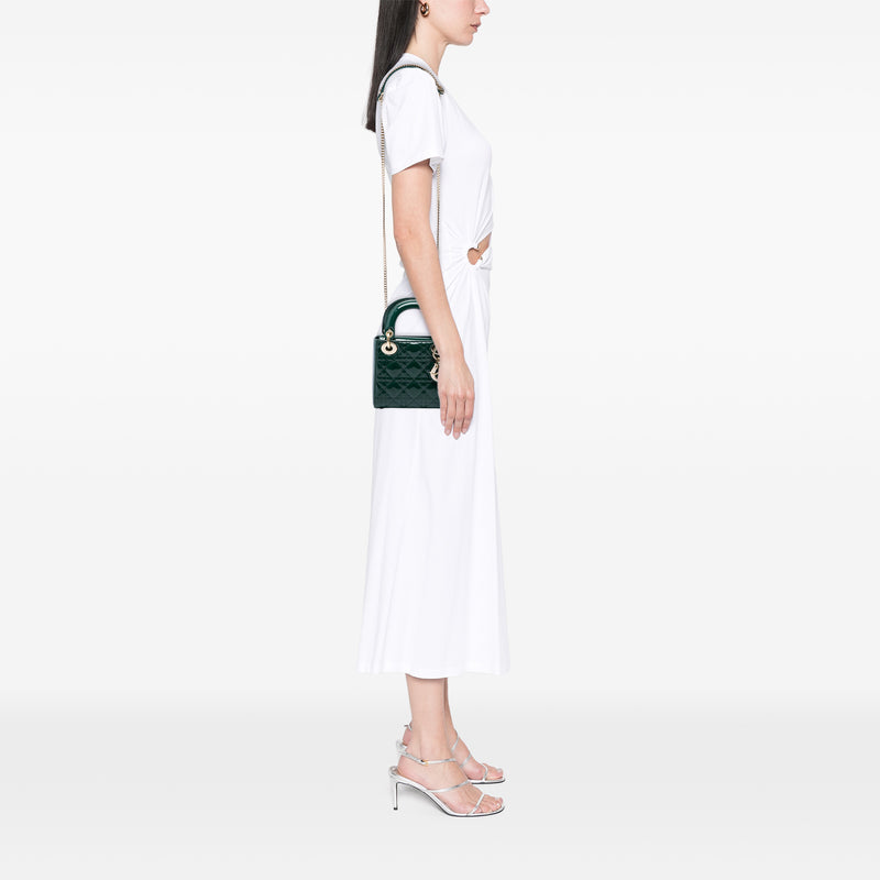 Mini Patent Cannage Lady Dior - Image 6