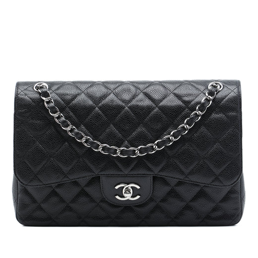 Jumbo Classic Caviar Double Flap - Image 1