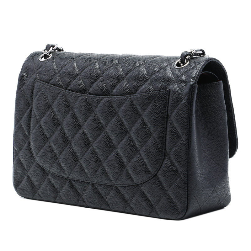 Jumbo Classic Caviar Double Flap - Image 2