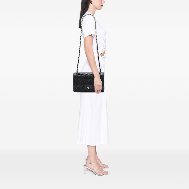 Jumbo Classic Caviar Double Flap - Image 6