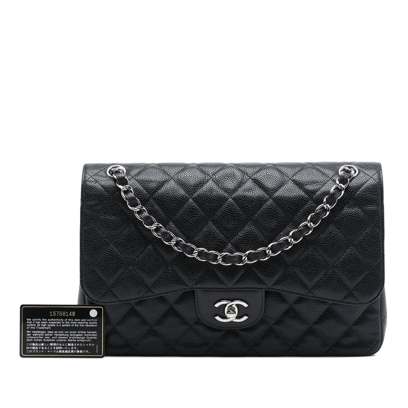 Jumbo Classic Caviar Double Flap - Image 7