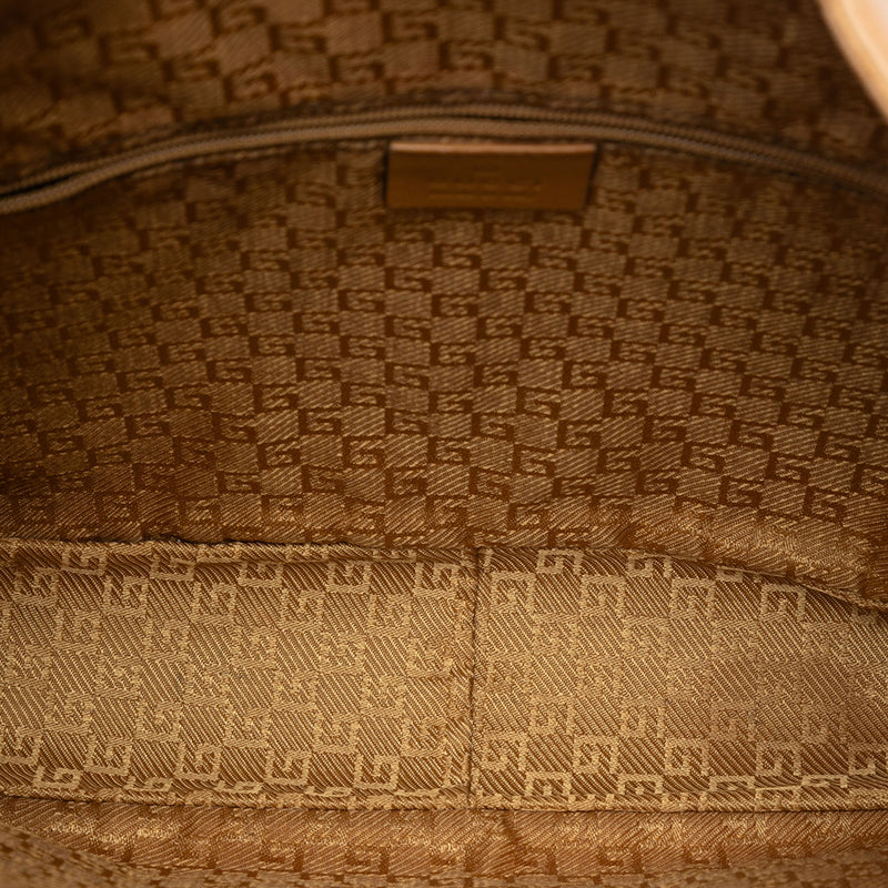 Calfskin Bamboo Satchel - Image 4