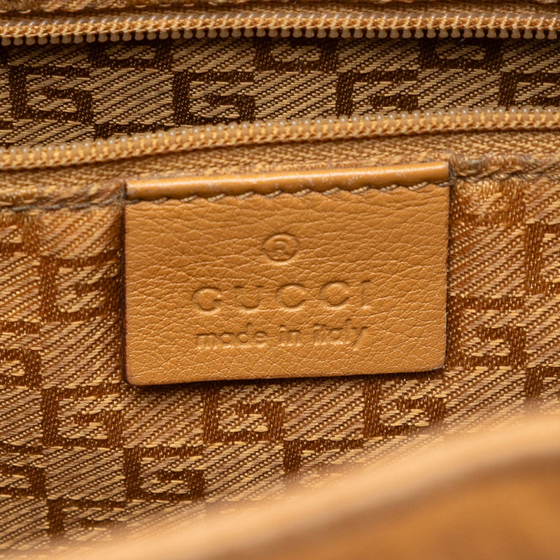 Calfskin Bamboo Satchel - Image 5