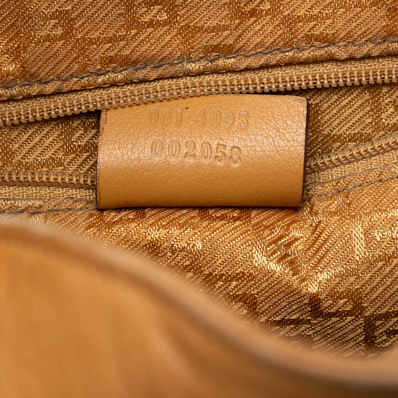 Calfskin Bamboo Satchel - Image 6