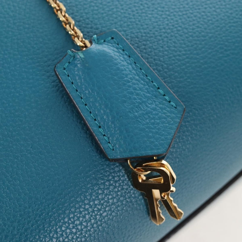 Louis Vuitton Milla Veau Nuage Calfskin Blue Leather Bag