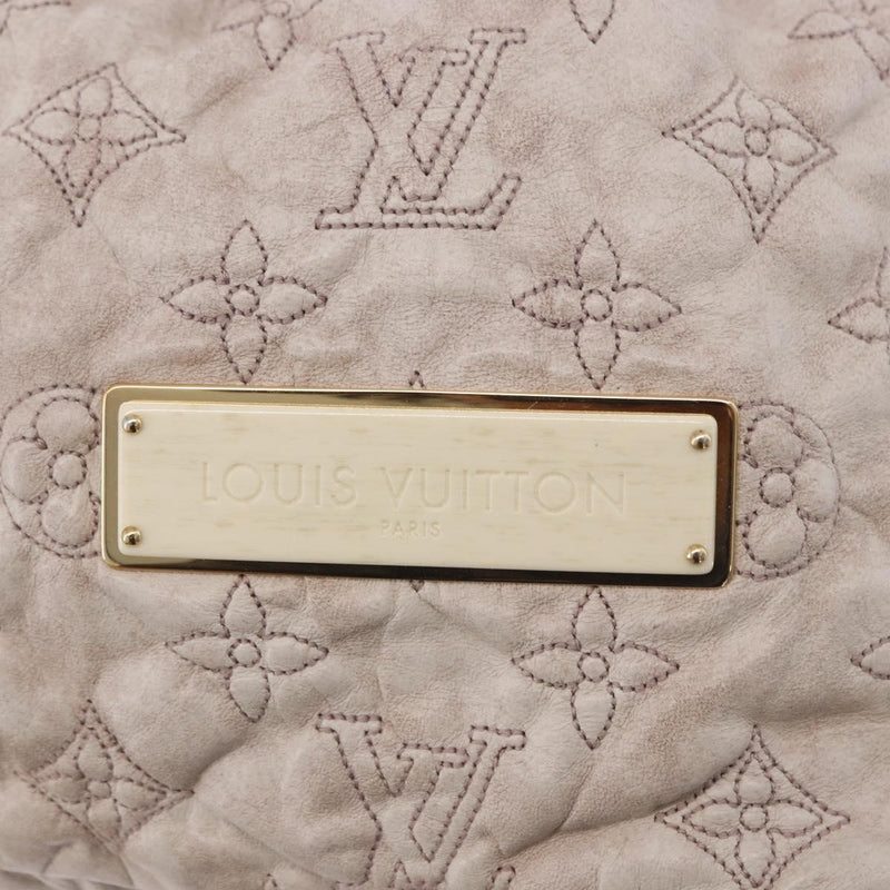 Louis Vuitton Olympe Stratus Limited Edition Monogram Lambskin Beige Leather Bag