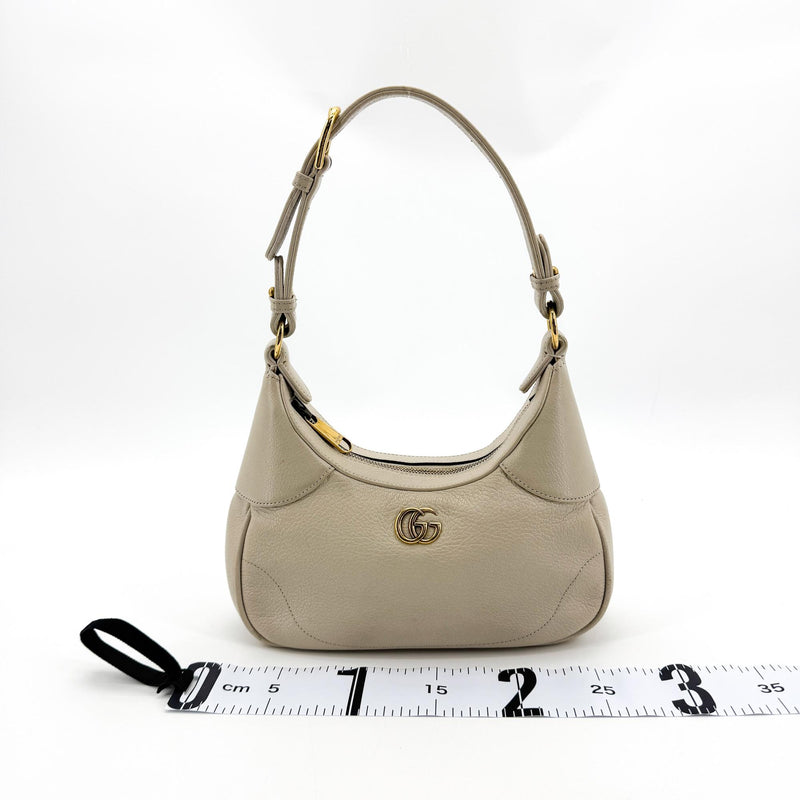 Gucci Aphrodite Leather Beige Bag