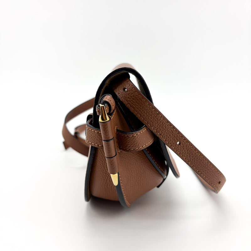 Loewe Gate Leather Brown Bag