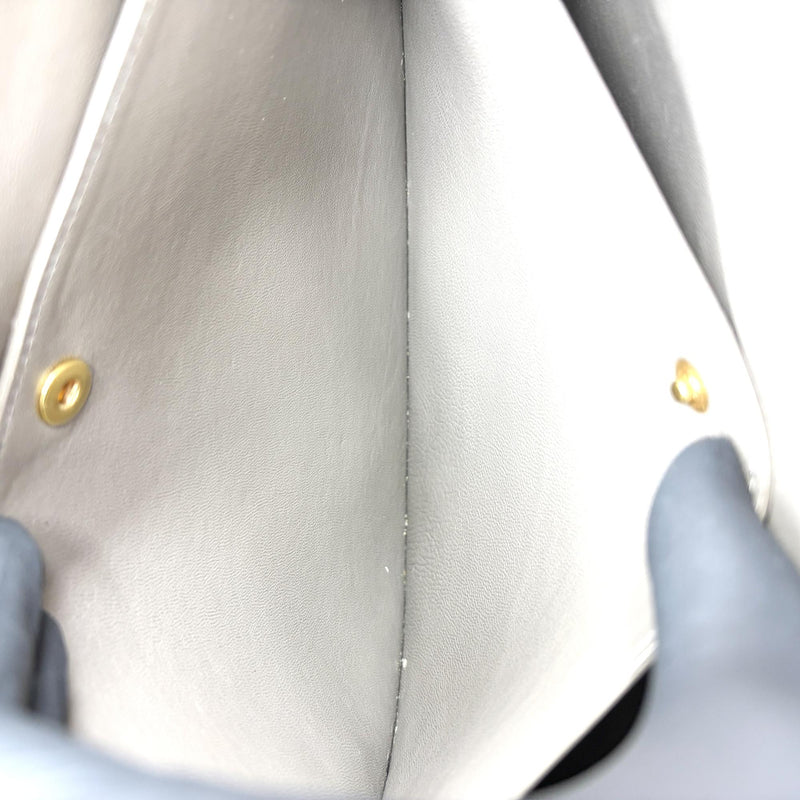 Celine Trotteur Grainy Leather Beige Calfskin Bag