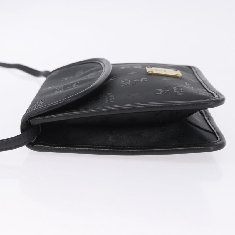 Mcm Visetos Leather Black Bag