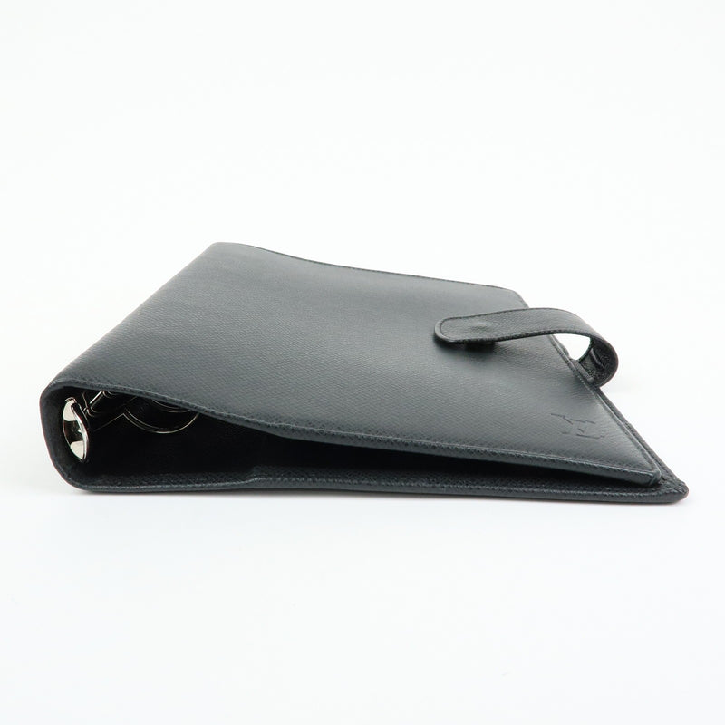 Louis Vuitton Ring Agenda Cover Taiga Leather Gray Bag
