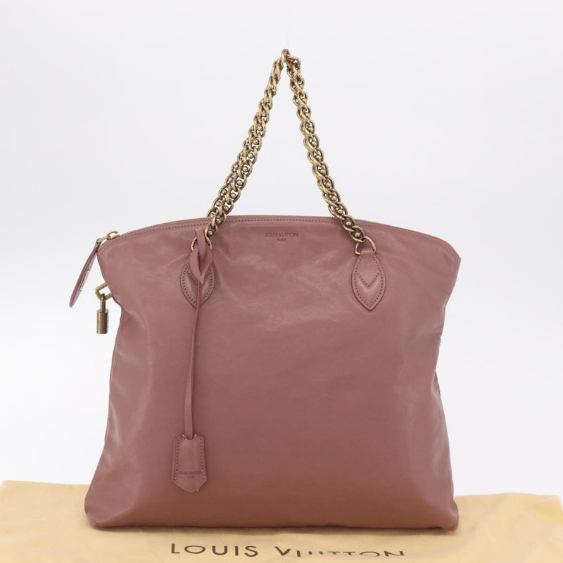 Louis Vuitton Lockit Chain Boudoir Leather Pink Bag
