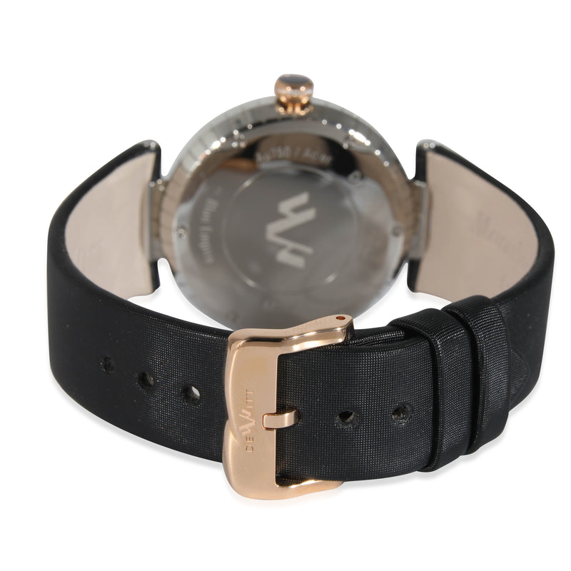 Dewitt Blue Empire Bem.qz.001-Blk Unisex Watch 18kt Stainless Steel-Rose Gold 18kr+ss Wrist