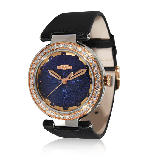 Dewitt Blue Empire Bem.qz.001-Blk Unisex Watch 18kt Stainless Steel-Rose Gold 18kr+ss Wrist