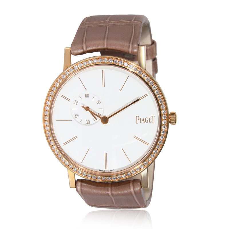 Piaget Altiplano Origin Goa39107 Unisex Watch 18kt Rose Gold White 18k Wrist