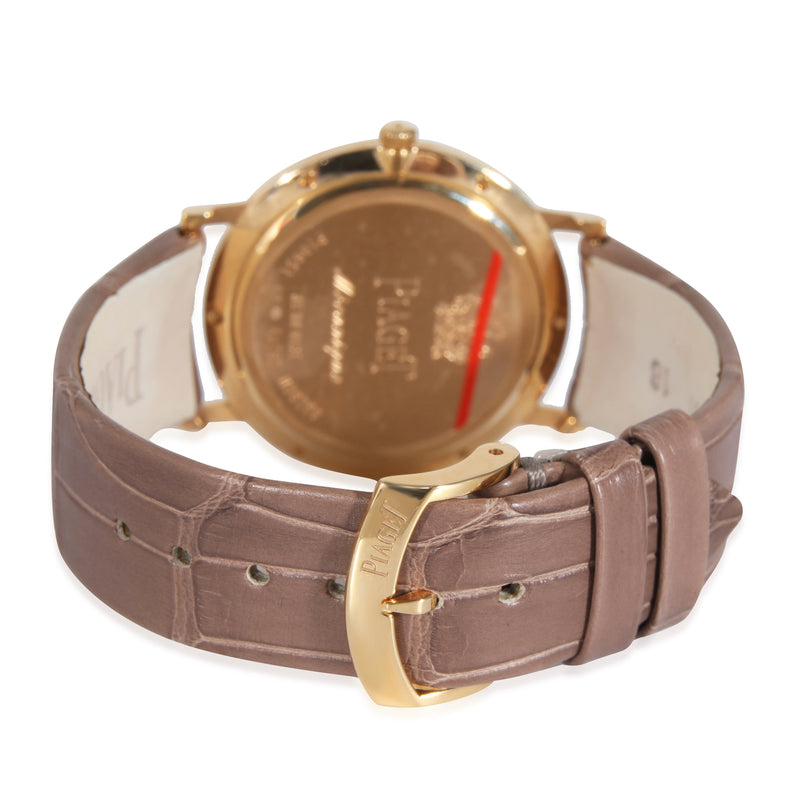 Piaget Altiplano Origin Goa39107 Unisex Watch 18kt Rose Gold White 18k Wrist