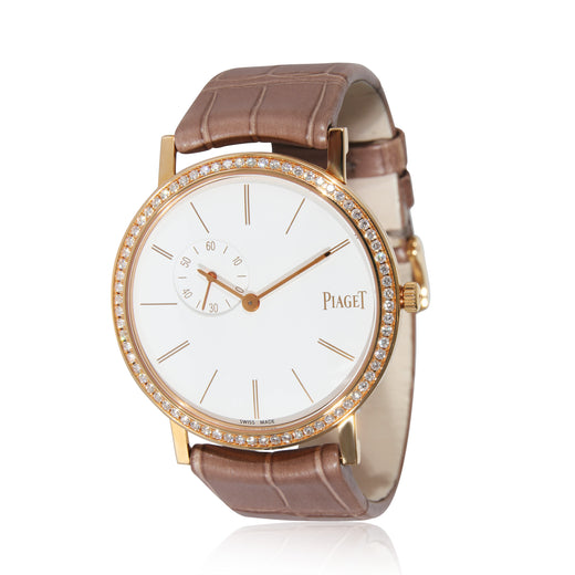 Piaget Altiplano Origin Goa39107 Unisex Watch 18kt Rose Gold White 18k Wrist