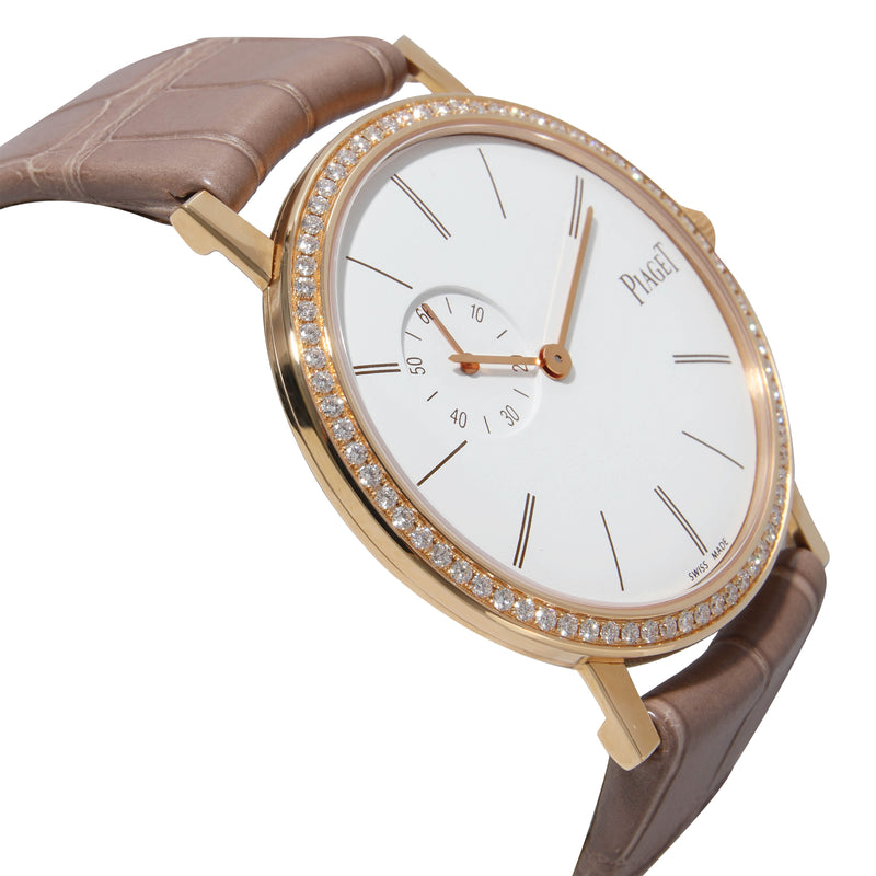 Piaget Altiplano Origin Goa39107 Unisex Watch 18kt Rose Gold White 18k Wrist