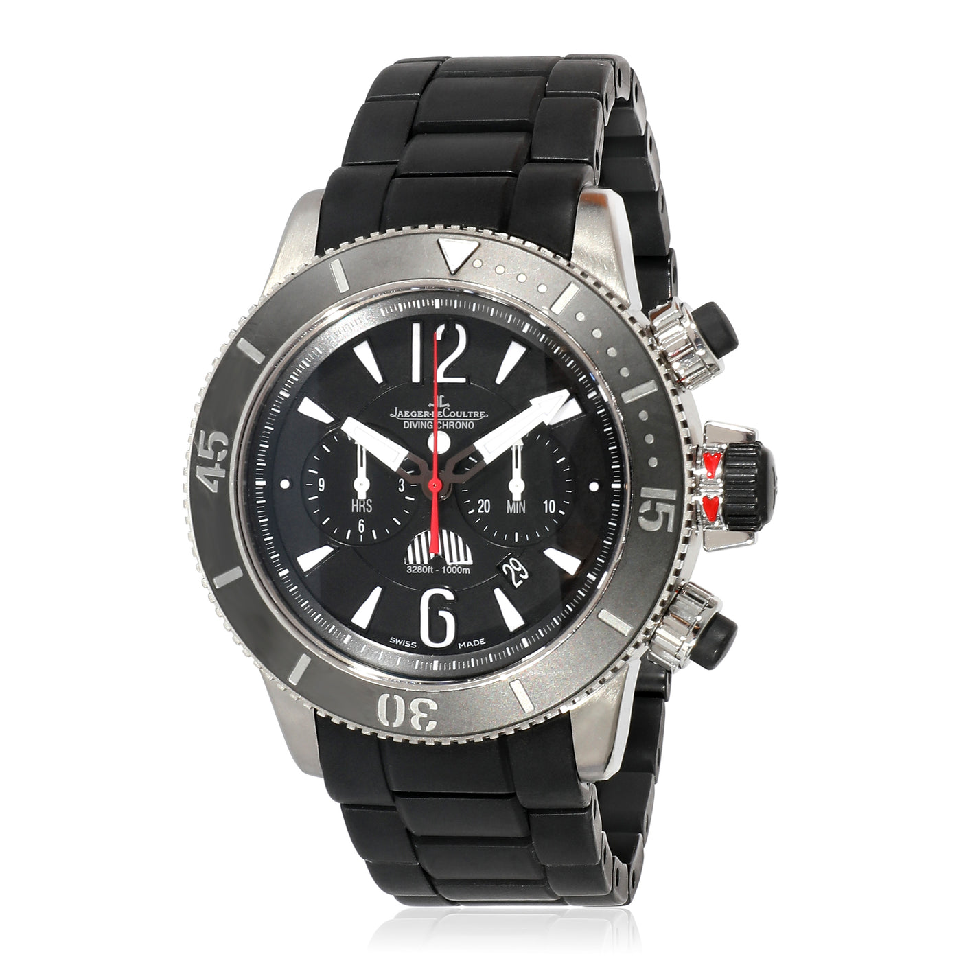 Jaeger-Lecoultre Master Compressor Navy Seal Q178t677 159.t.c7 Mens Watch In Black Titanium Wrist