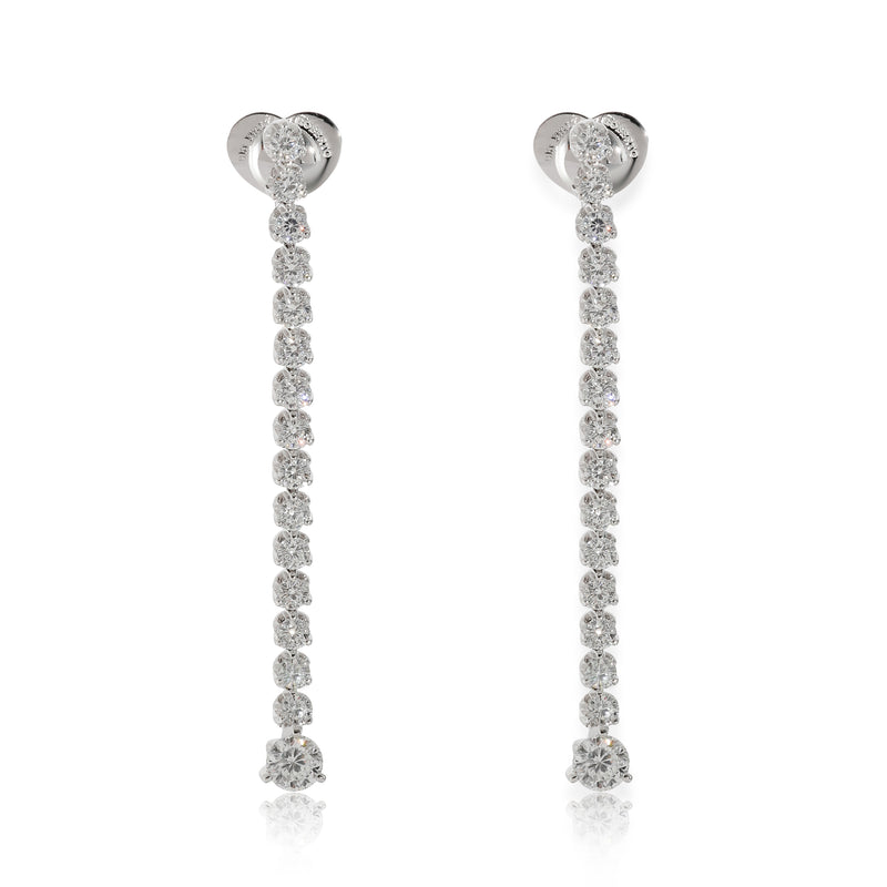 Roberto Coin Cento Tulip Drop Diamond Earrings 18k White Gold 4 1-5 Ctw