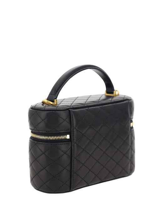 Saint Laurent Vanity Gaby Shoulder Bag — Black Calf Leather