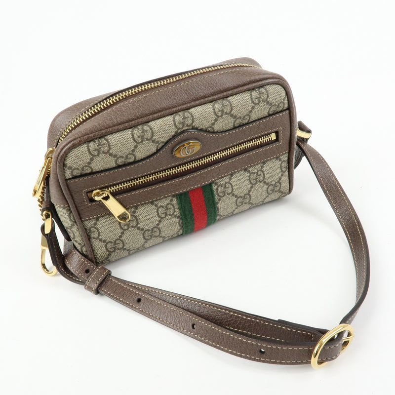 Gucci Ophidia Gg Coated Canvas Beige Bag