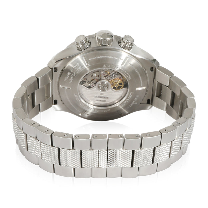 Zenith Defy Classic 03.0526.4021 Mens Watch Stainless Steel Silver Wrist