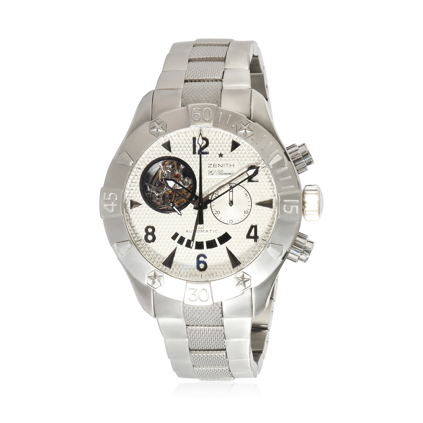 Zenith Defy Classic 03.0526.4021 Mens Watch Stainless Steel Silver Wrist