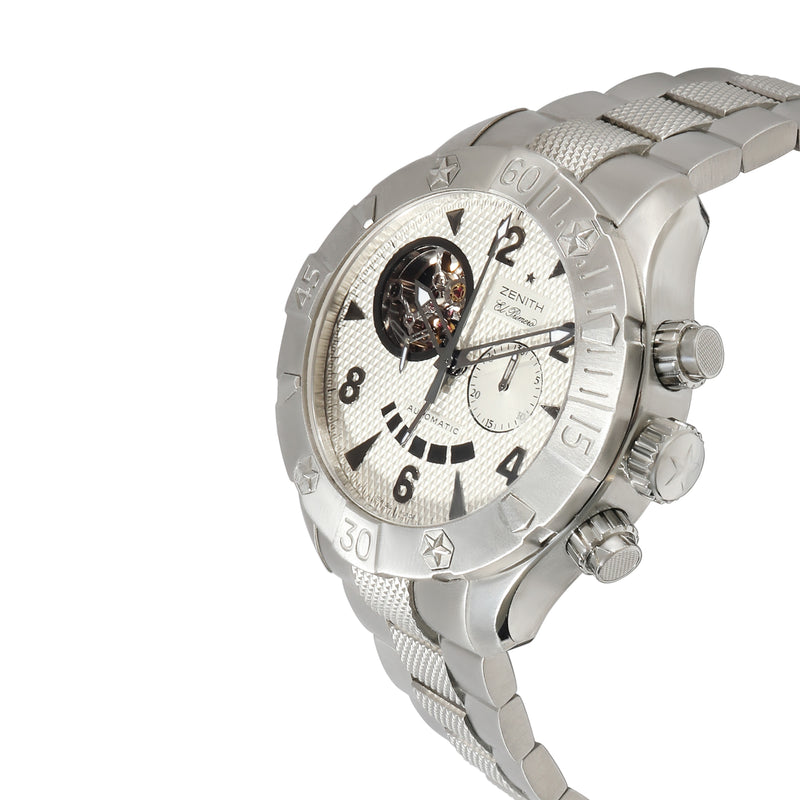 Zenith Defy Classic 03.0526.4021 Mens Watch Stainless Steel Silver Wrist