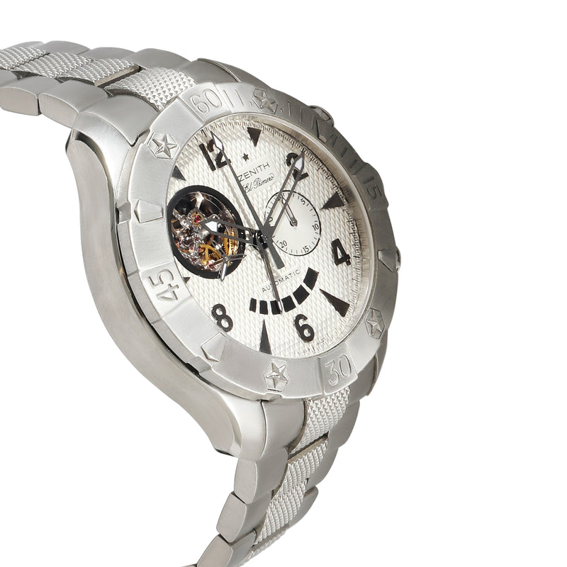 Zenith Defy Classic 03.0526.4021 Mens Watch Stainless Steel Silver Wrist