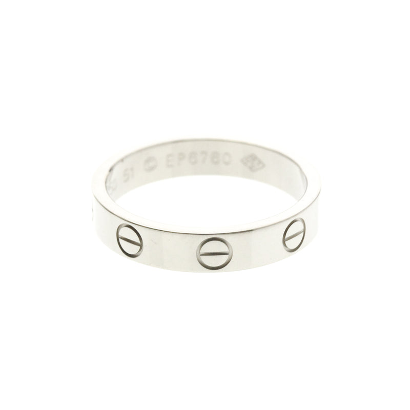 Cartier Love Band 18k White Gold Silver White_gold Bijoux