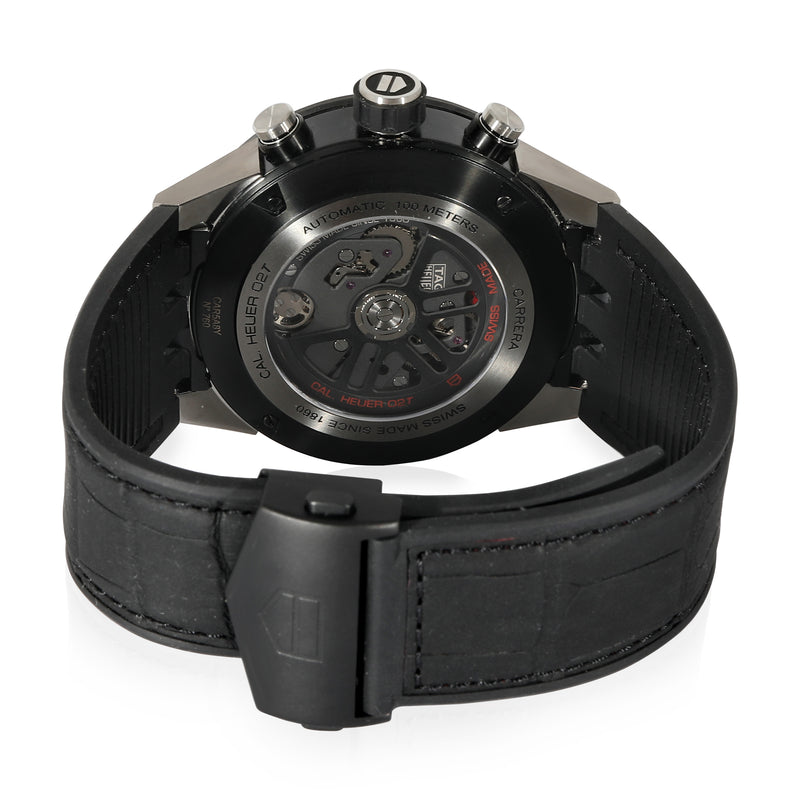 Tag Heuer Carrera Car5a8y.fc6377 Mens Watch Ceramic-Titanium Black Ceramic/titanium Wrist