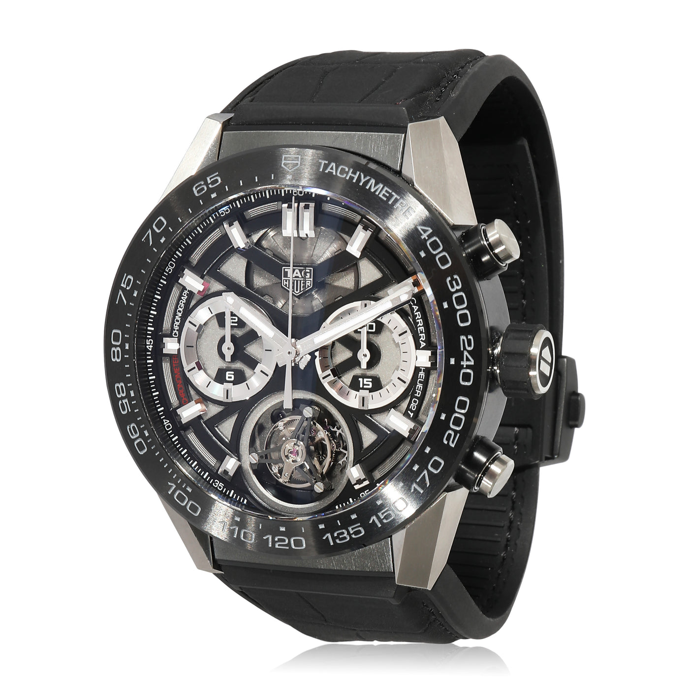 Tag Heuer Carrera Car5a8y.fc6377 Mens Watch Ceramic-Titanium Black Ceramic/titanium Wrist