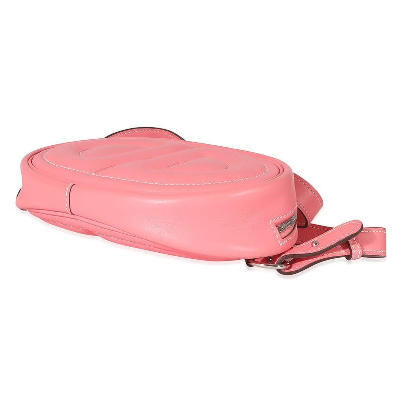 Hermès Rose Dete Verso Swift In-The-Loop Belt Bag Pink Leather Handbag