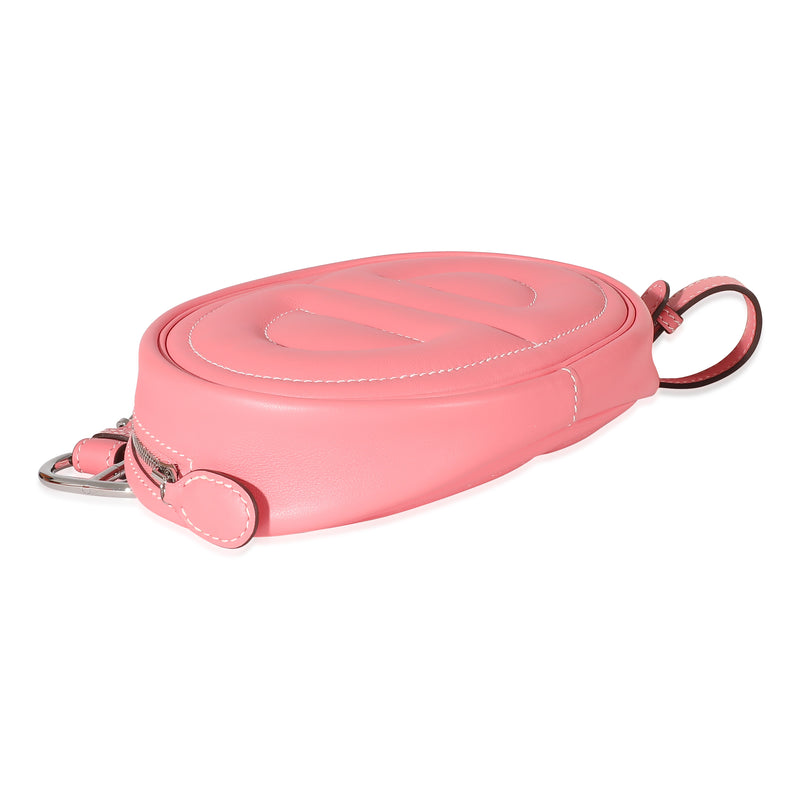 Hermès Rose Dete Verso Swift In-The-Loop Belt Bag Pink Leather Handbag