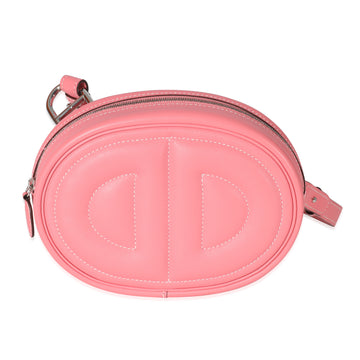 Hermès Rose Dete Verso Swift In-The-Loop Belt Bag Pink Leather Handbag