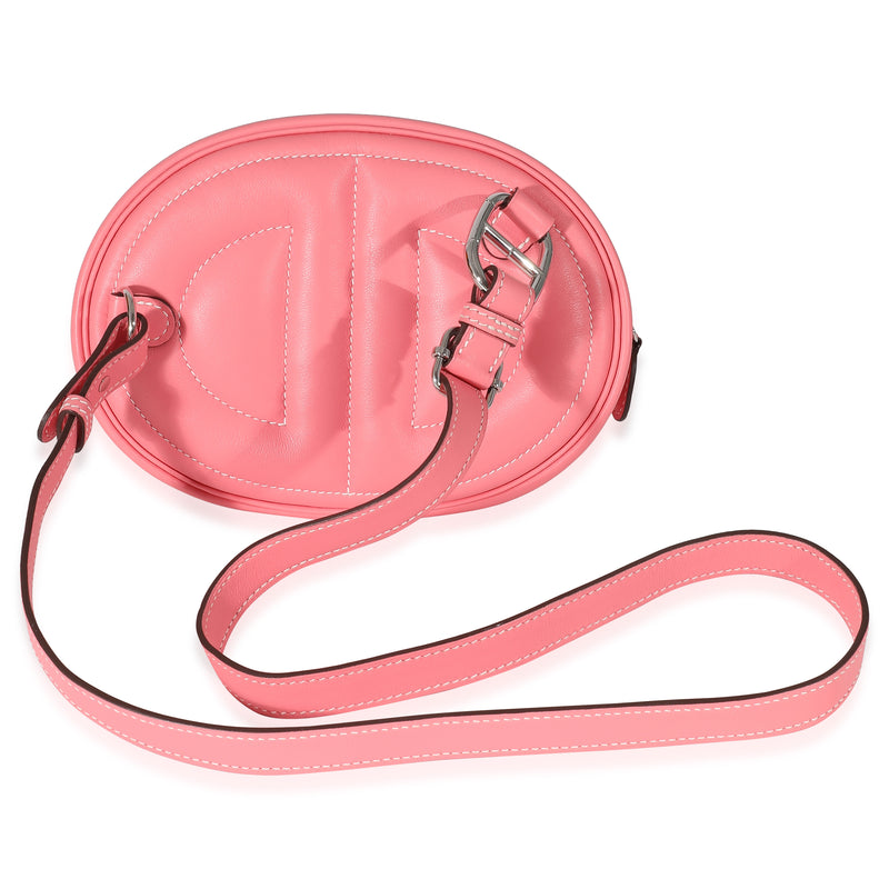 Hermès Rose Dete Verso Swift In-The-Loop Belt Bag Pink Leather Handbag