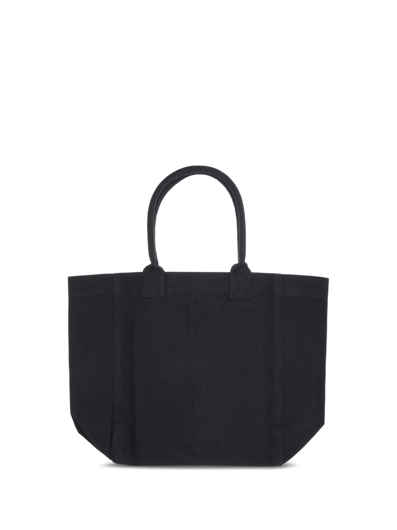 Isabel Marant Yenky Tote Bag — Black Cotton