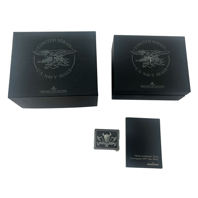 Jaeger-Lecoultre Master Compressor Navy Seal 159.t.c7 Mens Watch Titanium Black Wrist